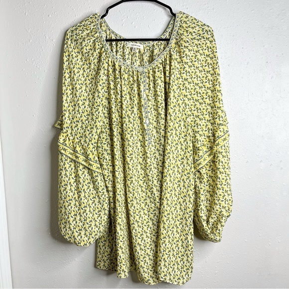 Max Studio Lemon Plus Blouse 2X - Picture 1 of 4